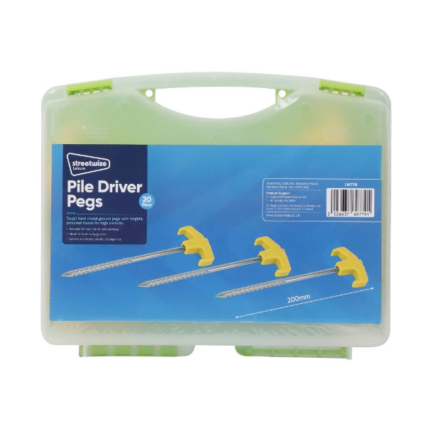 20 Pcs Rock Pegs  7x200mm (Carton Qty: 10)