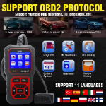 Auto Diagnostic OBD2 Scanner with Coloured Screen (Outer Ctn Qty: 40)