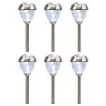 Pack Of  6 Crown Solar Stake Light (Outer Ctn Qty: 6)