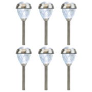 Pack Of  6 Crown Solar Stake Light (Outer Ctn Qty: 6)