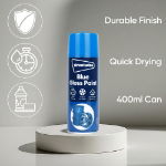 PQD of 6 Blue Gloss Paint 400ML (Box Qty: 6)