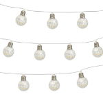 2m Solar Iridescent LED Bulb String Lights (10 Piece) (Outer Ctn Qty: 12)