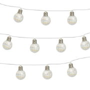 2m Solar Iridescent LED Bulb String Lights (10 Piece) (Outer Ctn Qty: 12)