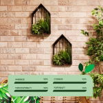 Solar House Wall Planter (Outer Carton: 4)