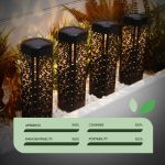 Pack Of 4 Solar Stake Lights (Outer Ctn Qty: 12)