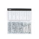 500-piece Aluminium Split Pin Assortment Kit (Box Qty: 24)