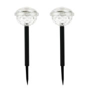 Pair of Solar Disco Stake LED Lights (Outer Ctn Qty: 24)