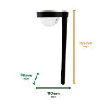 Up and Down Solar Stake Light (Pack of 3)