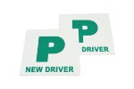 Pair Green "P" Plates (Box Qty: 100)