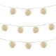 2m Solar Wicker Ball LED String Lights (10 Piece) (Outer Ctn Qty: 12)