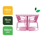 Iris Bistro Set (Pink) (Outer Ctn Qty: 1)