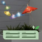 2m Solar Cocktail Umbrella String Lights (10 Piece) (Outer Ctn Qty: 24)