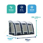 Ontario 390 Air Awning (Box Qty: 1)