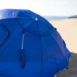  2-in-1 Wind Break & Parasol Umbrella