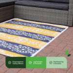 Casablanca Mosaic Outdoor Rug  - 120cm x 180cm (Medium) (Outer Ctn Qty: 24)