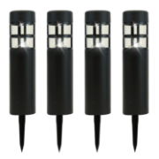 Solar Pillar Stake Lights (Pack of 4)
