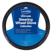 Ultimate Steering Wheel Glove - Diamond Quilted Black (Outer Ctn Qty: 25)