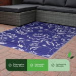 Hampton Floral Outdoor Rug - 120cm x 180cm (Medium) (Outer Ctn Qty: 24)