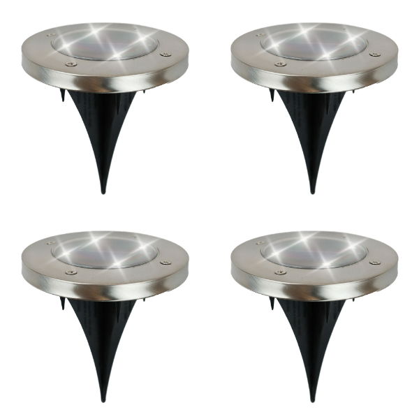Pack of 4 Solar Deck Lights (Outer Ctn Qty: 18)