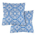 Outdoor Pair Of Scatter Cushions - Jacquard Blue (Outer Ctn Qty: 18)