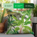 Pair of Leopard Jungle Scatter Cushions (Outer Ctn Qty: 18)