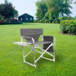 Directors Chair with Side Table - Grey (Outer Ctn Qty: 6)