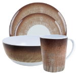 16 Pce Melamine Set - Stone (Outer Ctn Qty: 8)