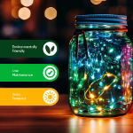 20m Solar Multi-Coloured LED String Lights (200 LED) (Outer Ctn Qty: 24)
