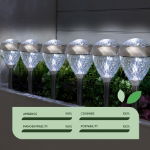 Pack Of  6 Crown Solar Stake Light (Outer Ctn Qty: 6)