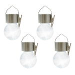 Pack of 4 Solar Hanging Crackle Balls (Outer Ctn Qty: 12)