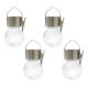 Pack of 4 Solar Hanging Crackle Balls (Outer Ctn Qty: 12)