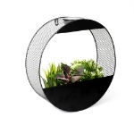 Circular Solar Wall Planter