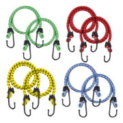 8pc Bungee Cord (Luggage Elastics) Set (Box Qty: 10) 