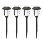 Solar Flaming LED Stake Lights (Pack of 4) (Outer Ctn Qty: 12)