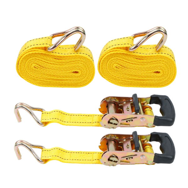 2 x 32mm/5m Ratchet Tie Downs with Rubber Handles (Box Qty: 10)