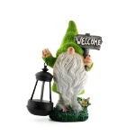 Gonk Ornament With Solar LED Lantern & Welcome Sign (Outer Ctn Qty: 3)