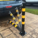 Folding Parking Post - Round (Box Qty: 4)