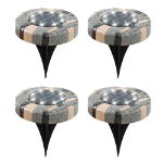 Solar Stone Effect Deck Light (Pack of 4)
