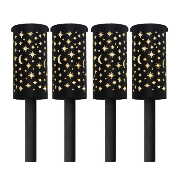 Solar Night Sky Lantern Stake Lights (Pack of 4) (Outer Ctn Qty: 12)