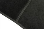 4 Piece Black Velour Mat Set with Black Bind (Box Qty: 12)