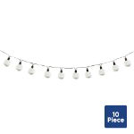 Solar Crackle Ball String Lights (10 Piece)