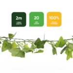 2m Solar Ivy Outdoor Garland String Lights (20 LED) (Outer Ctn Qty: 12)