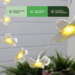 3.8m Solar Flower LED String Lights (20 Piece) (Outer Ctn Qty: 24)