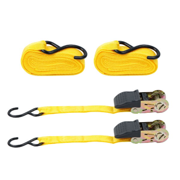 2 x 25mm-3.5m H/Duty Ratchet Tie Downs (Box Qty: 10)