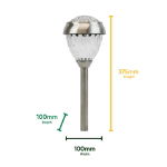 Pack Of  6 Crown Solar Stake Light (Outer Ctn Qty: 6)