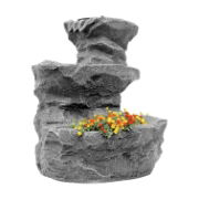 Solar Powered Water Feature - Rock Planter (Outer Carton Qty: 1)