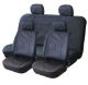 Black Leather Look Seat Covers with Zipper Bag (Outer Ctn Qty: 5)