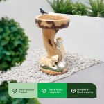 Solar Meerkat Bird Bath