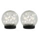 Pair of Solar Powered LED Crackle Balls (Outer Ctn Qty: 6)