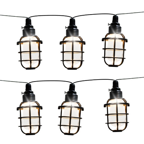 Timeless Caged Lantern String Lights